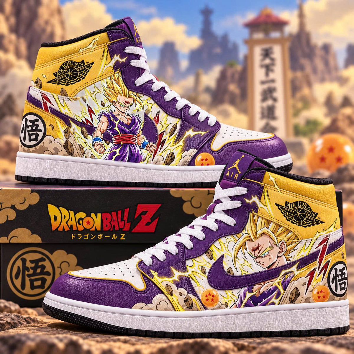 DBL Son Gohan Fan Shoes — Anime High Sneaker Gift