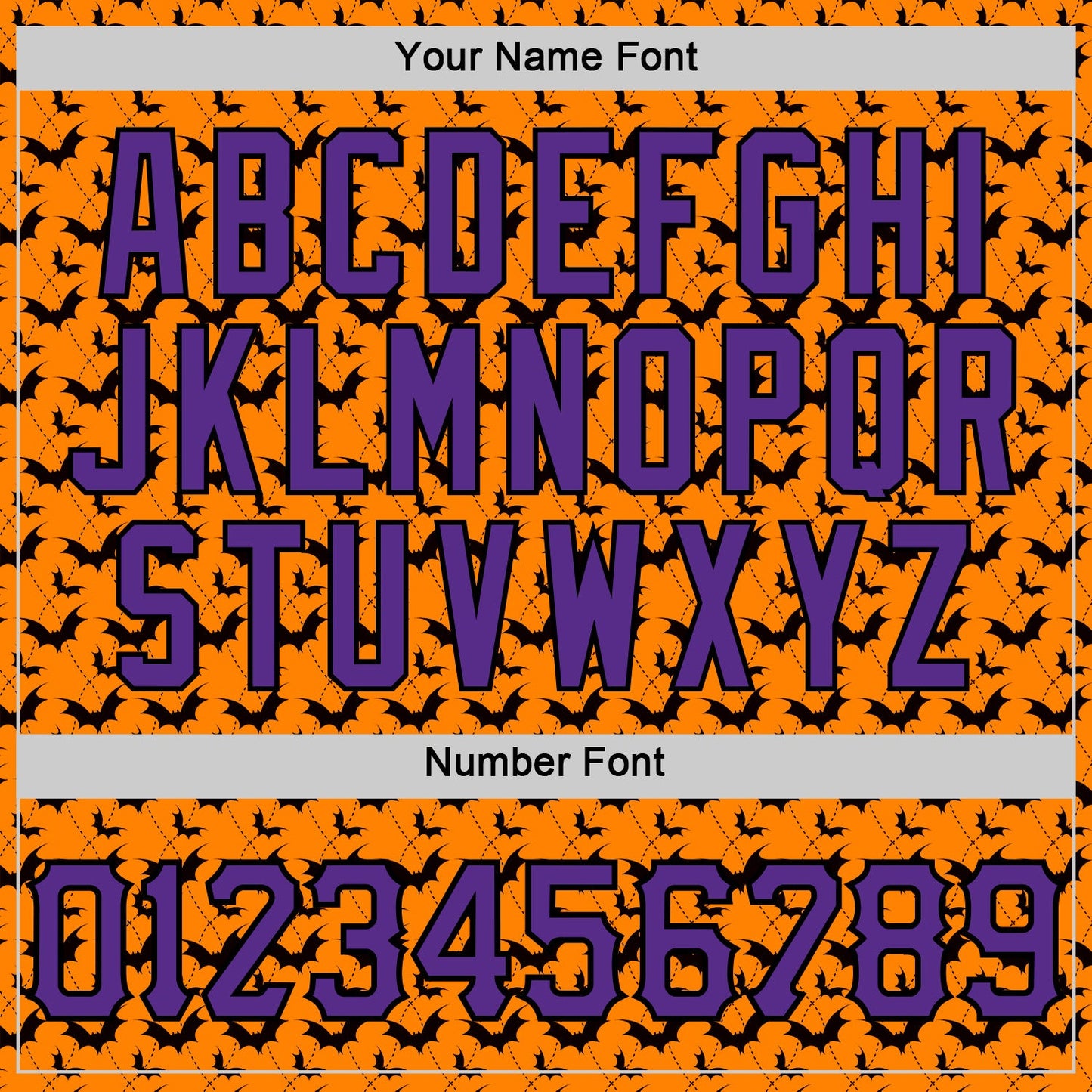 Custom Bay Orange Purple-Black 3D Halloween Bat Party Costume Ideas Sports Pullover Sweatshirt Hoodie