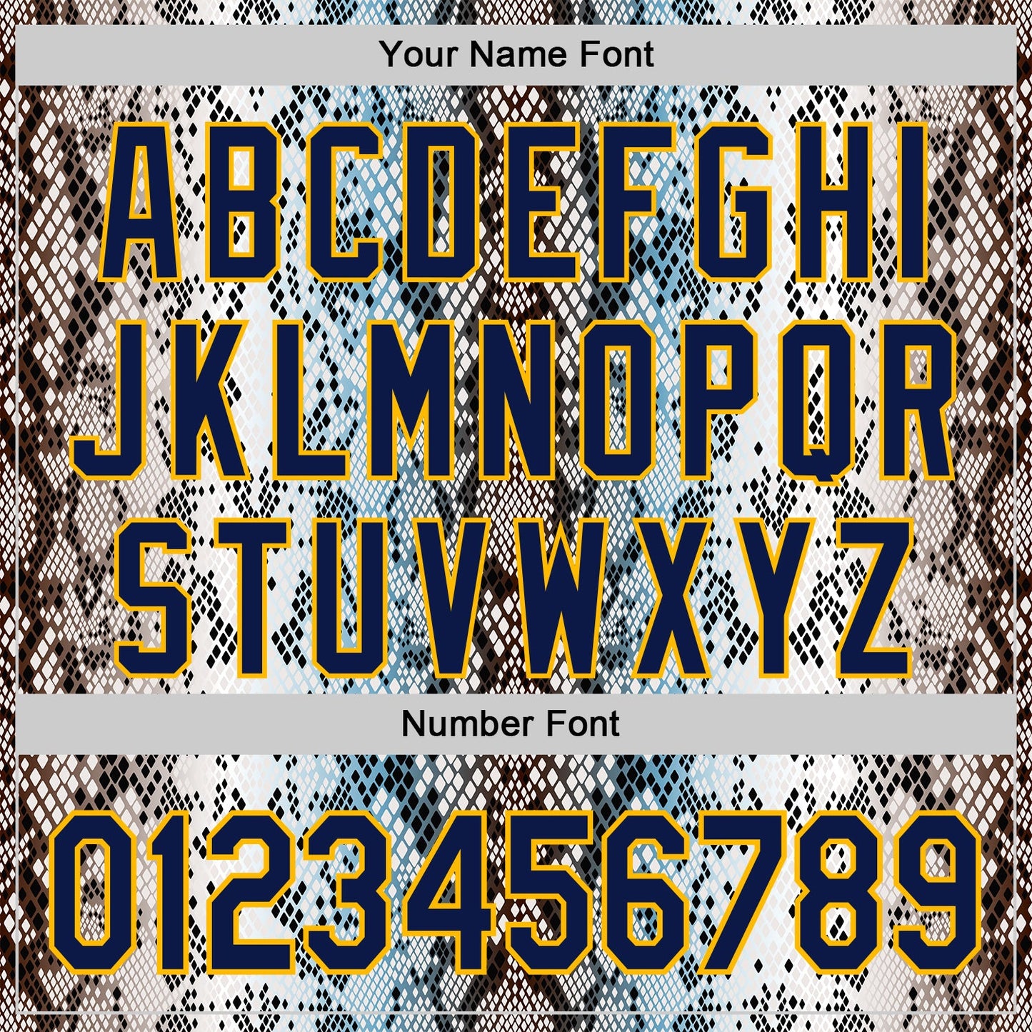 Custom Stitched White Navy Black Blue-Gold 3D Pattern Design Snake Skin Print Sportswear Pullover Sweatshirt Hoodie