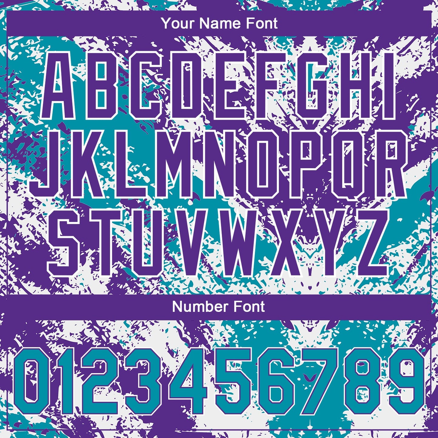 Custom Stitched White Teal Purple-White Abstract Splatter Sports Pullover Sweatshirt Hoodie
