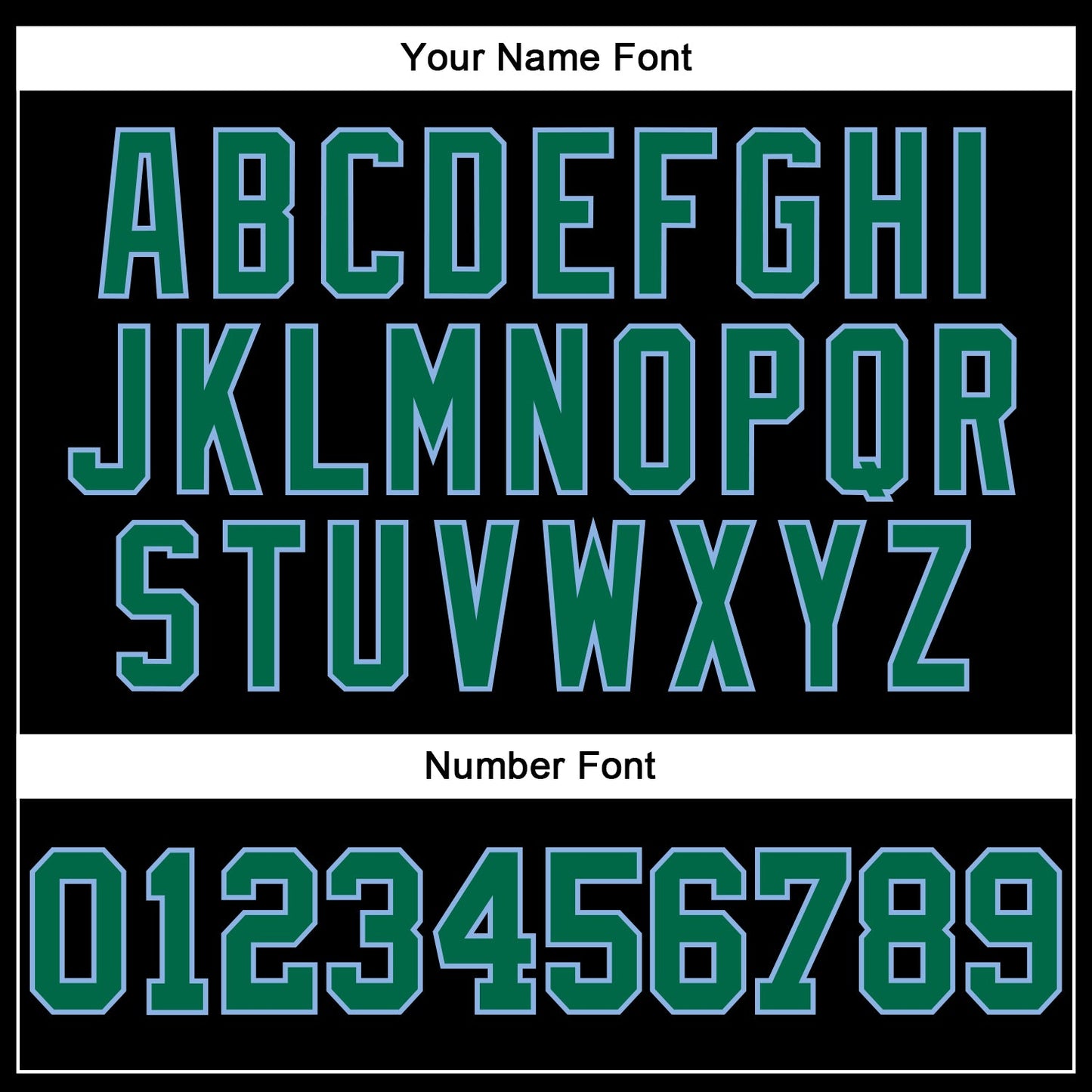 Custom Stitched Black Kelly Green-Light Blue 3D Pattern Design Gradient Square Shape Sports Pullover Sweatshirt Hoodie