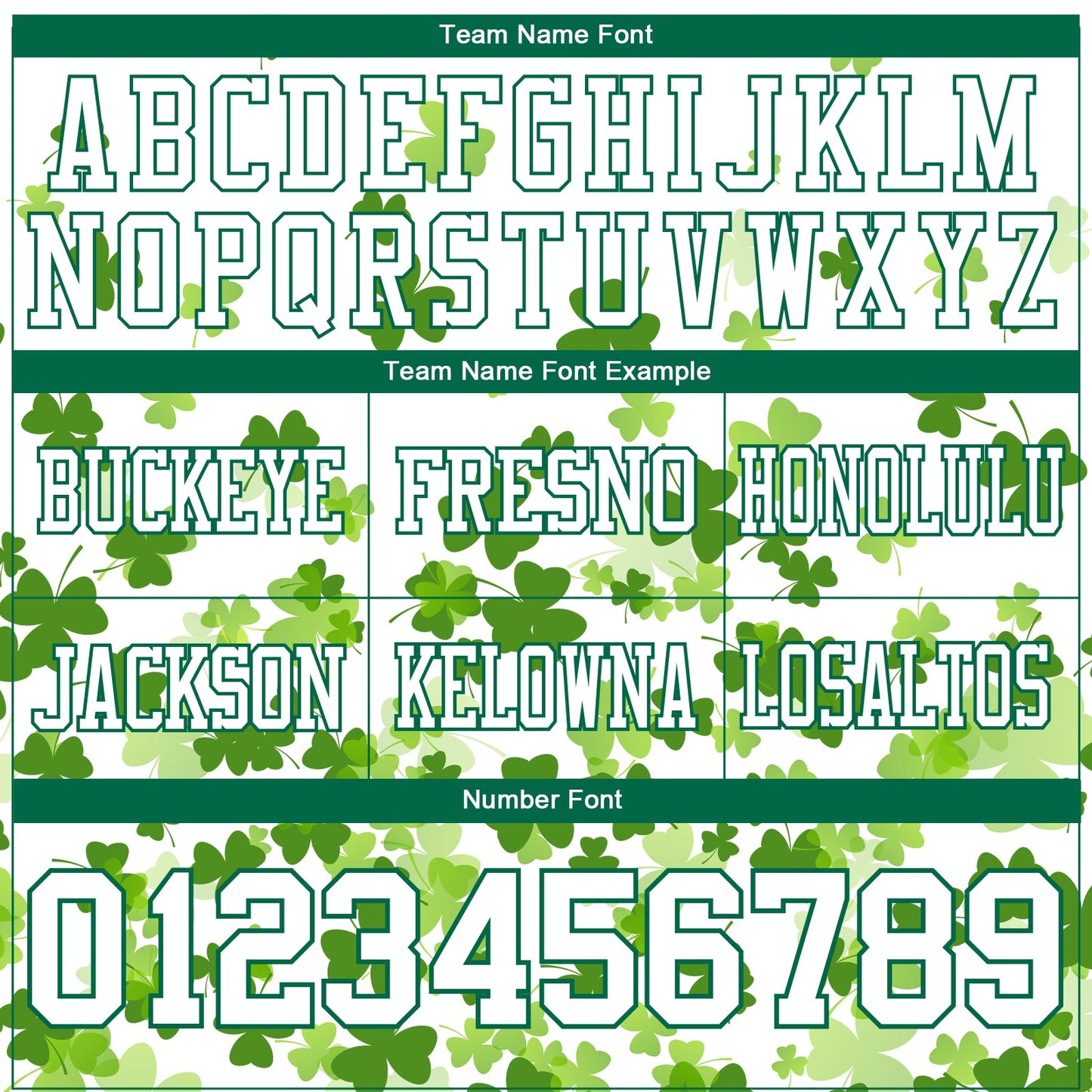 Custom White Kelly Green 3D Pattern St. Patrick's Day Authentic Football Jersey