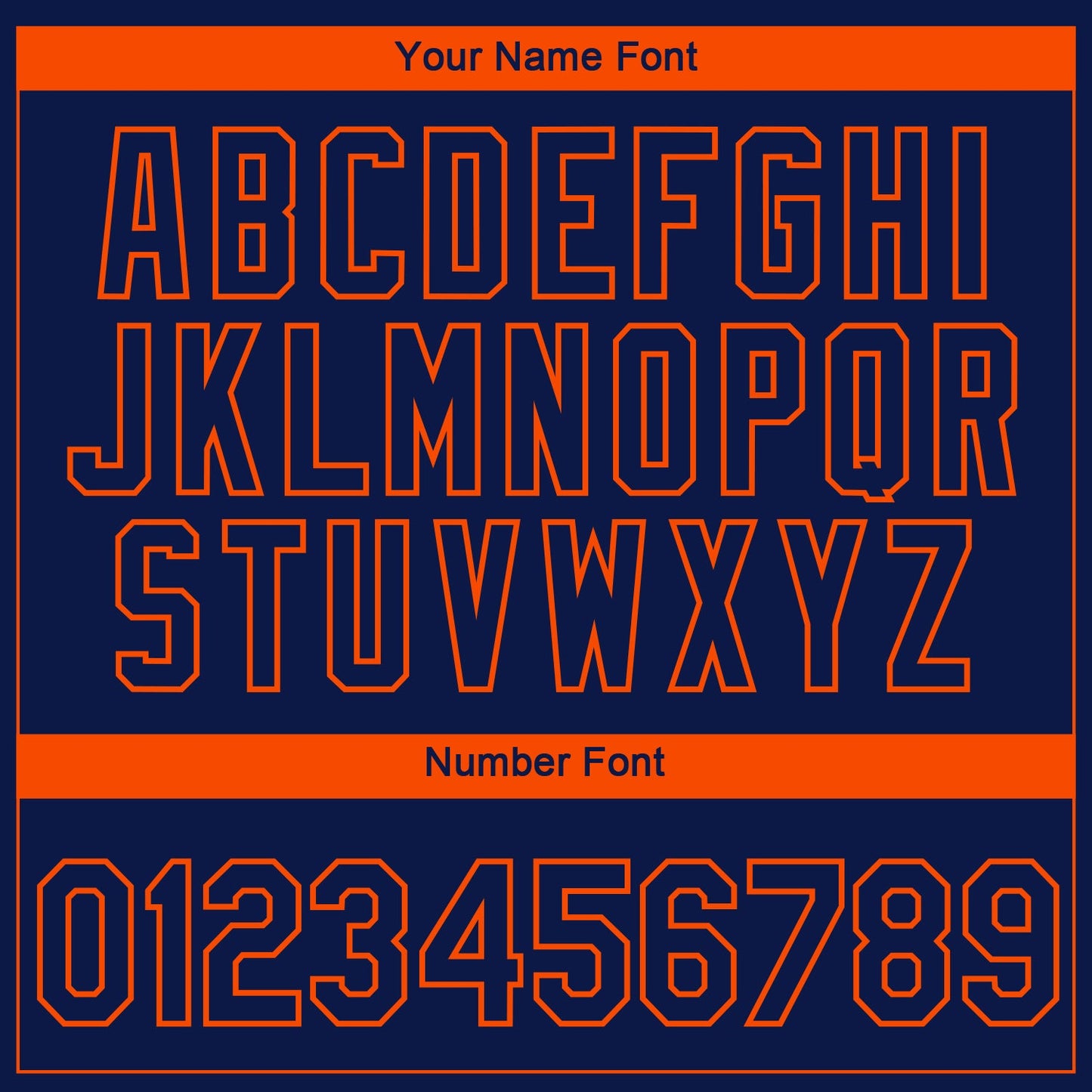 Custom Navy Orange 3D Denver City Edition Fade Fashion Performance T-Shirt