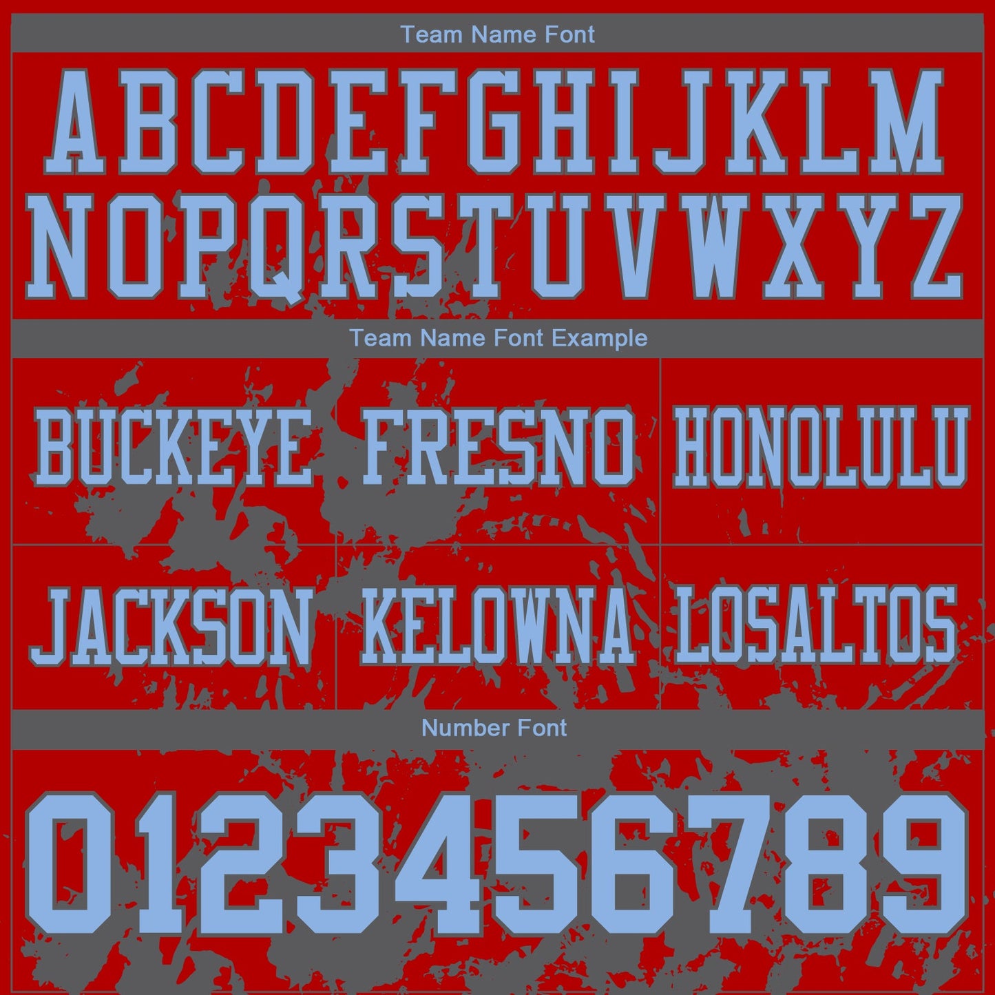 Custom Red Light Blue-Steel Gray 3D Pattern Splash Authentic Football Jersey