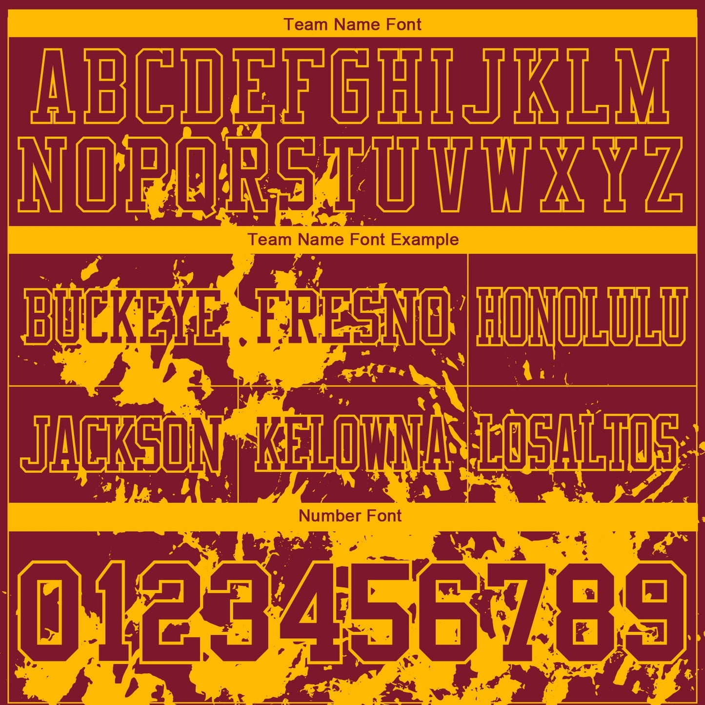 Custom Crimson Gold 3D Pattern Splash Authentic Football Jersey