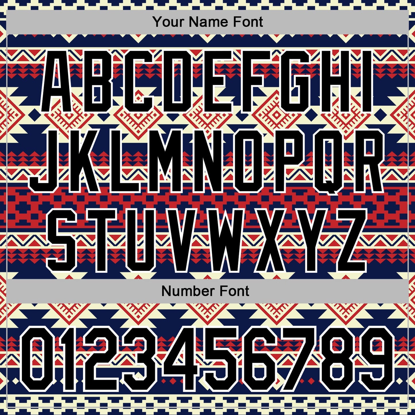 Custom Stitched Navy Black Red-White 3D Mexico Aztec Pattern Sports Pullover Sweatshirt Hoodie