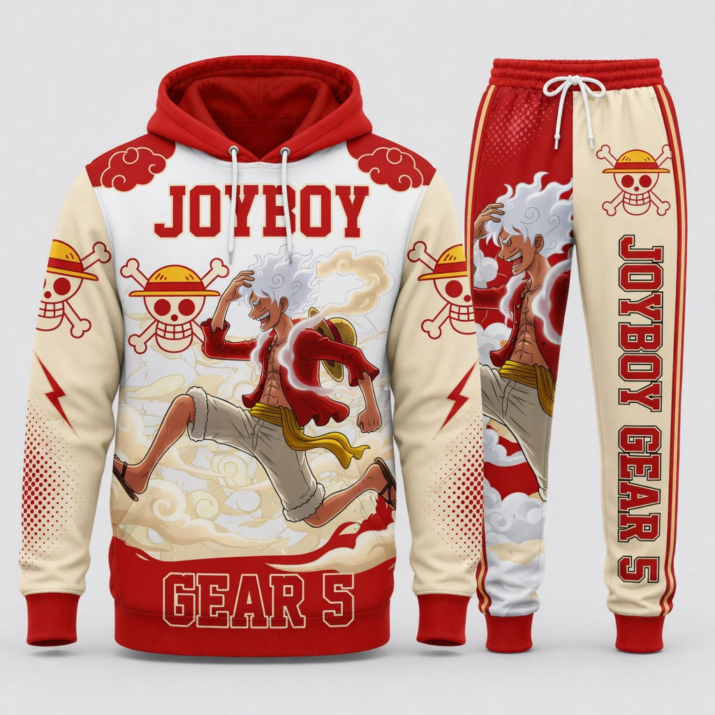Monster Trio (Luffy, Zoro, Sanji) Hoodie & Sweatpants Tracksuit Set — One Piece Inspired - Custom Fan Apparel Image 10