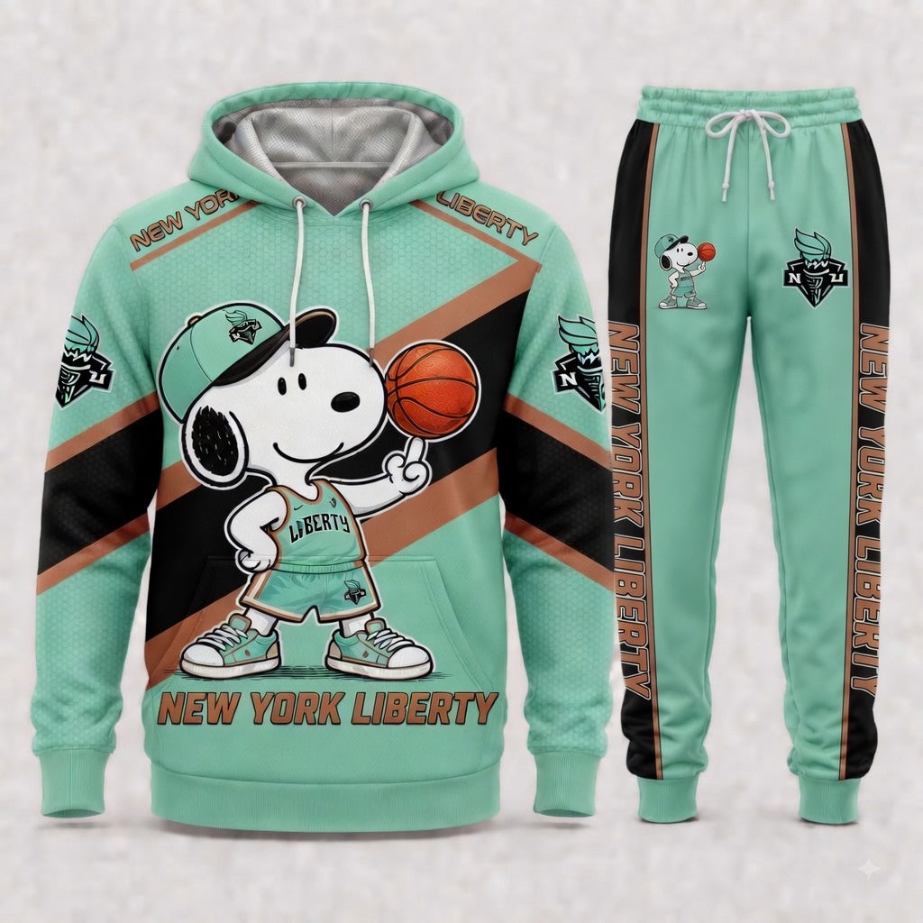 Sport Fan Set — Hoodie & Sweatpants Set | All 15 Teams Available-COMBO GIFTS FOR FAN basketball woman