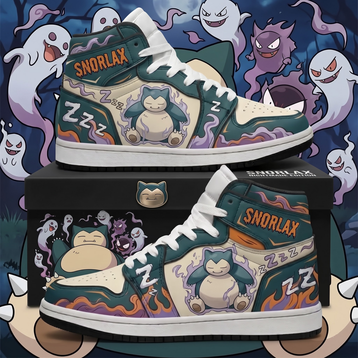 Limited Edition Element Monster Halloween High-Top Sneakers