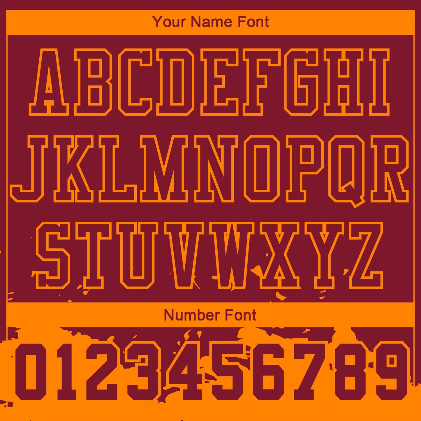 Custom Maroon Bay Orange Color Splash Round Neck Sublimation Basketball Uniform Jersey