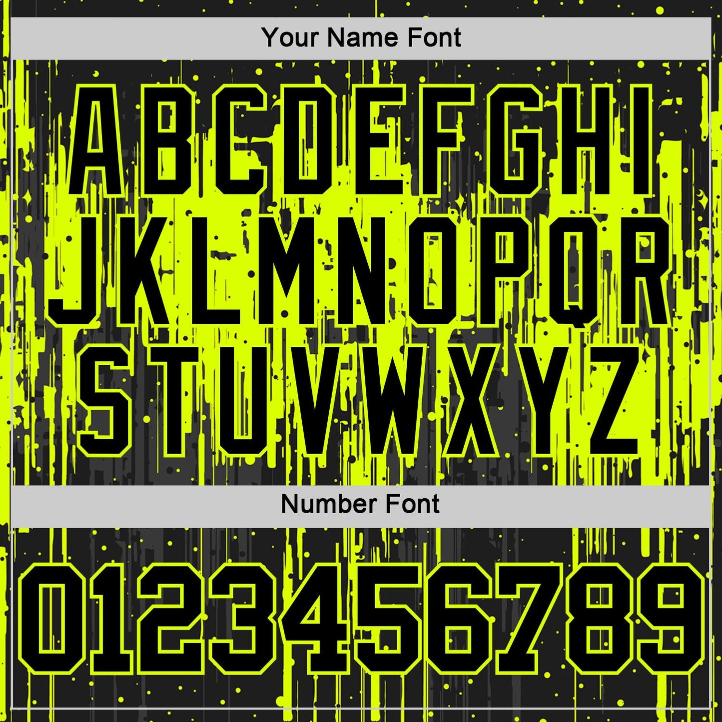 Custom Black Neon Green Dripping Splatter Art Round Neck Sublimation Basketball Set Jersey