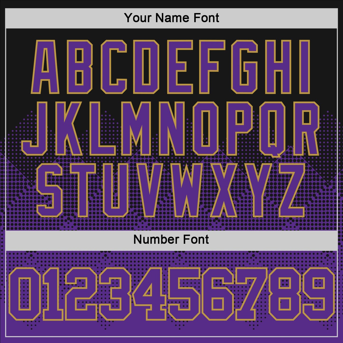 Custom Black Purple-Old Gold Fade Fashion Round Neck Sublimation Basketball Set Jersey