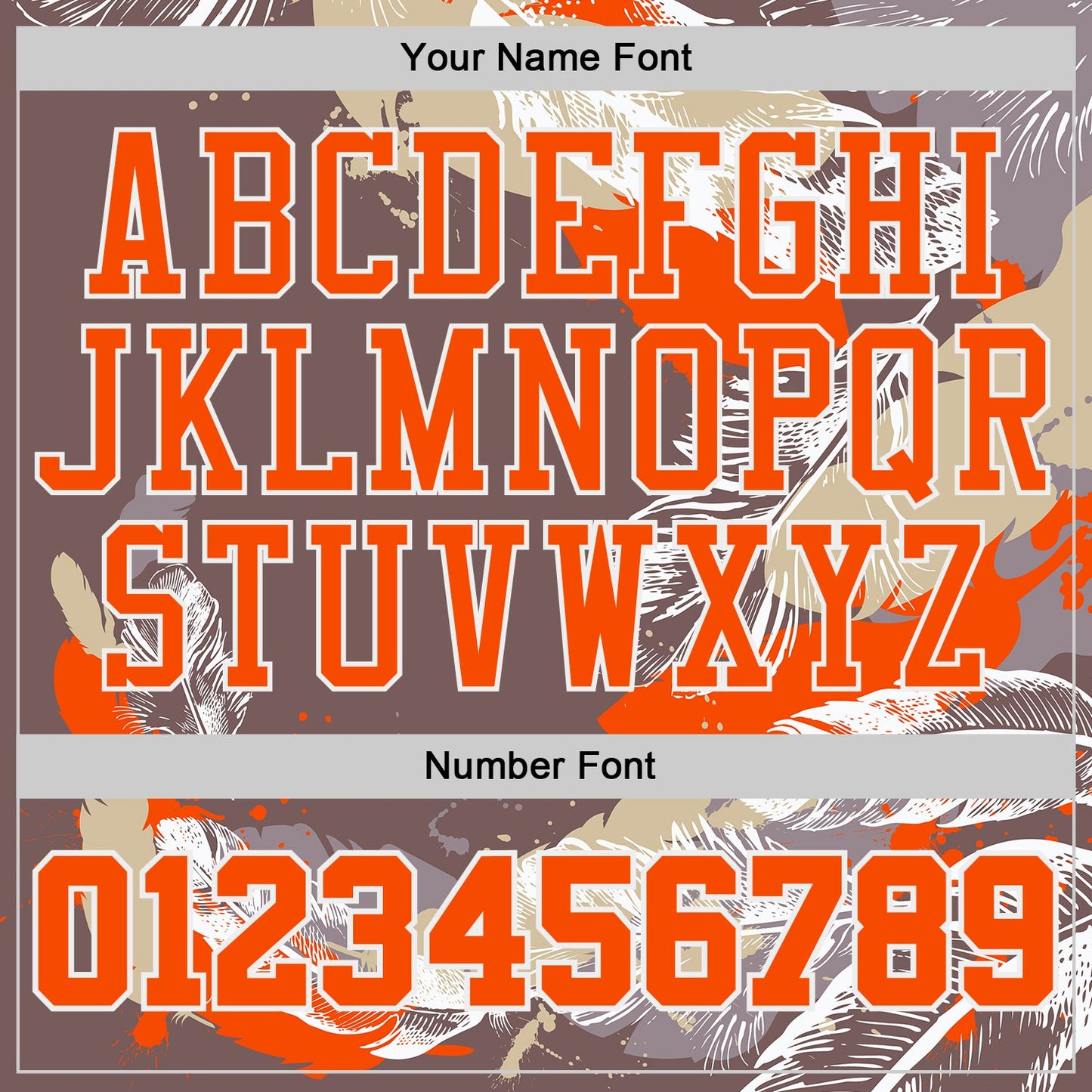 Custom Gray Orange-White Feather Wing Boho Style Round Neck Sublimation Basketball Uniform Jersey