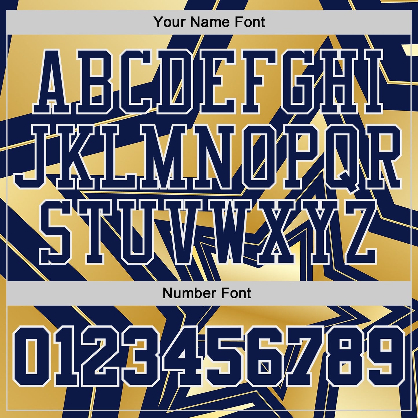 Custom Navy Old Gold-White Geometric Star Texture Round Neck Sublimation Basketball Uniform Jersey