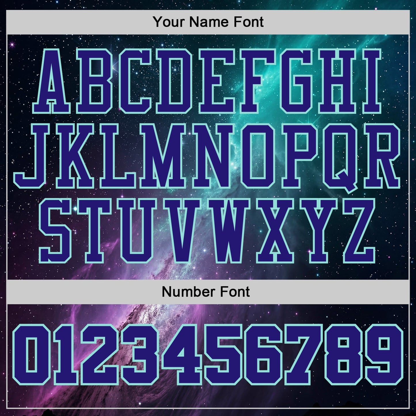 Custom Blue Dark Purple-Ice Blue Nebula Starry Aurora Galaxy Space Round Neck Sublimation Basketball Uniform Jersey