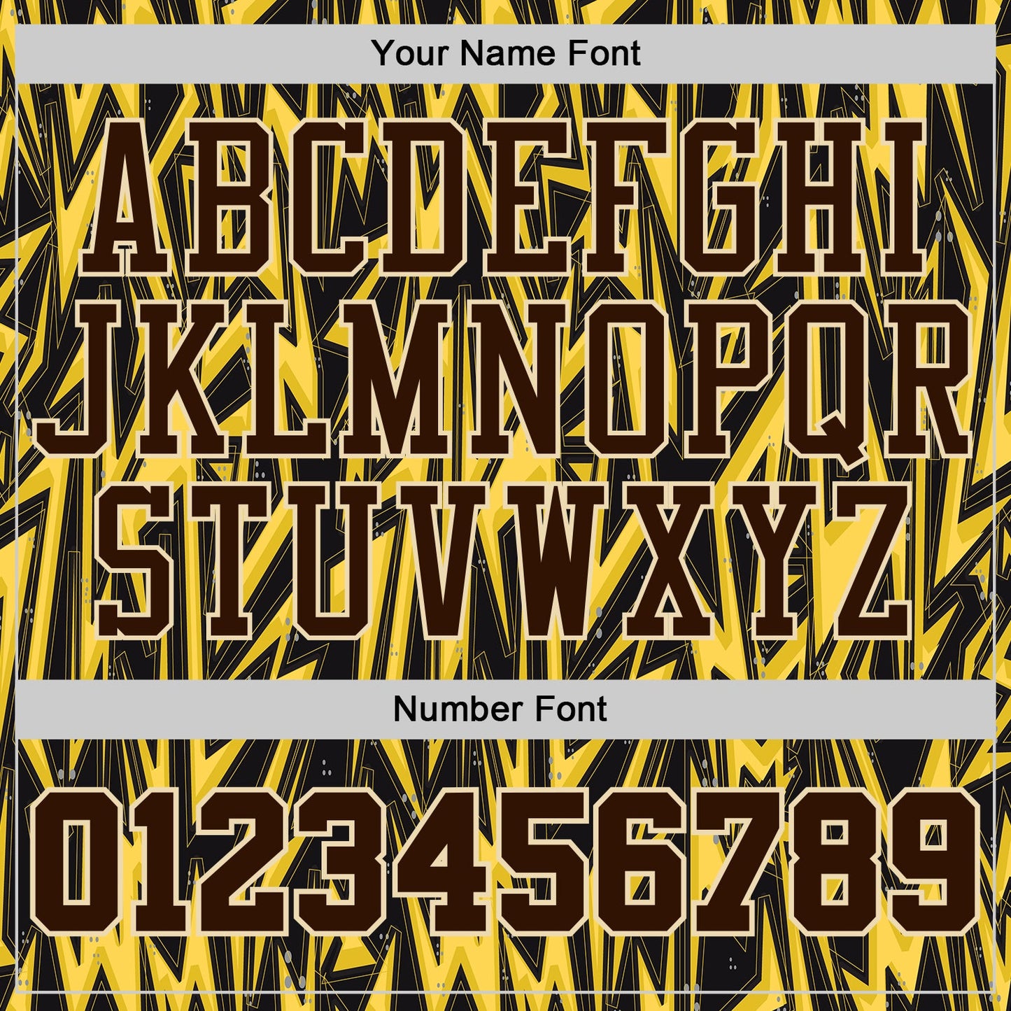 Custom Black Brown Yellow-Cream Edgy Lightning Round Neck Sublimation Basketball Uniform Jersey