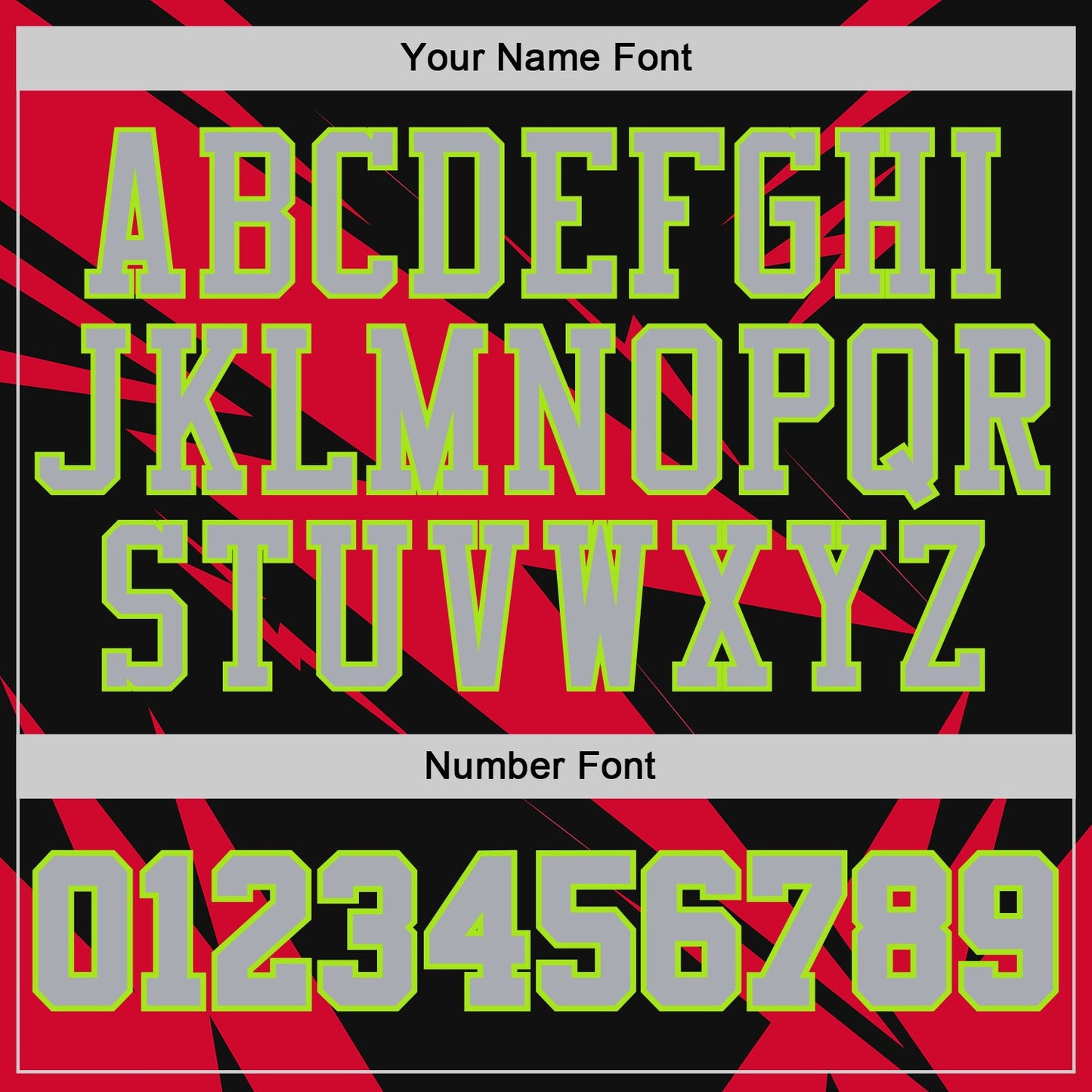 Custom Black Gray Red-Neon Green Abstract Lightning Round Neck Sublimation Basketball Uniform Jersey