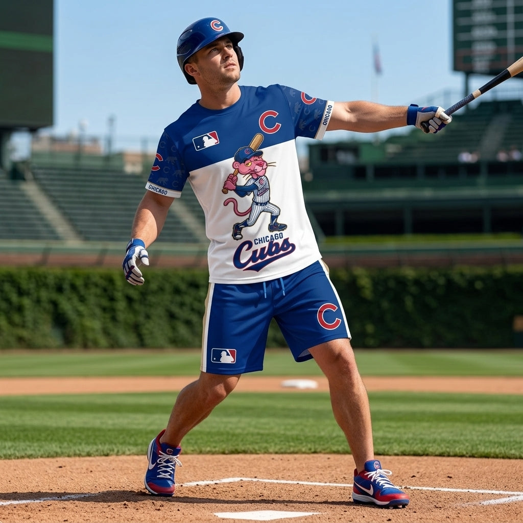All 30 Teams Available-COMBO GIFTS FOR BASEBALL FAN | Sport Fan Set — T-Shirt + Shorts