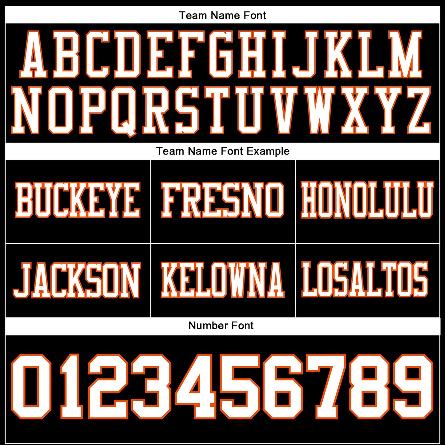 Custom Black White-Orange Authentic Football Jersey