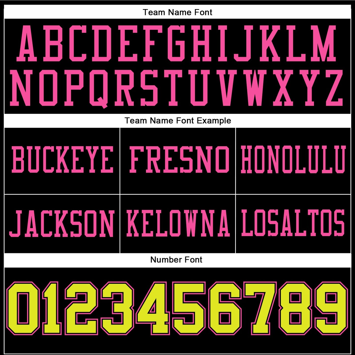Custom Black Neon Yellow-Pink Authentic Football Jersey