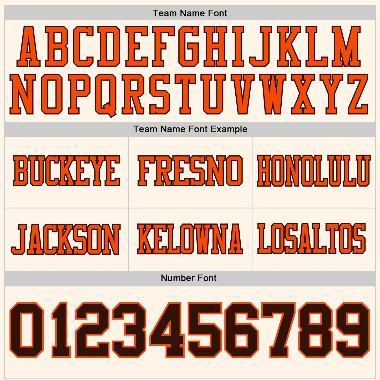 Custom Cream Brown-Orange Authentic Football Jersey