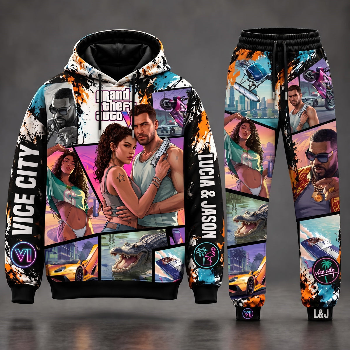 GTA6 Transformation Fan Set — GTA6 Hoodie & Sweatpants