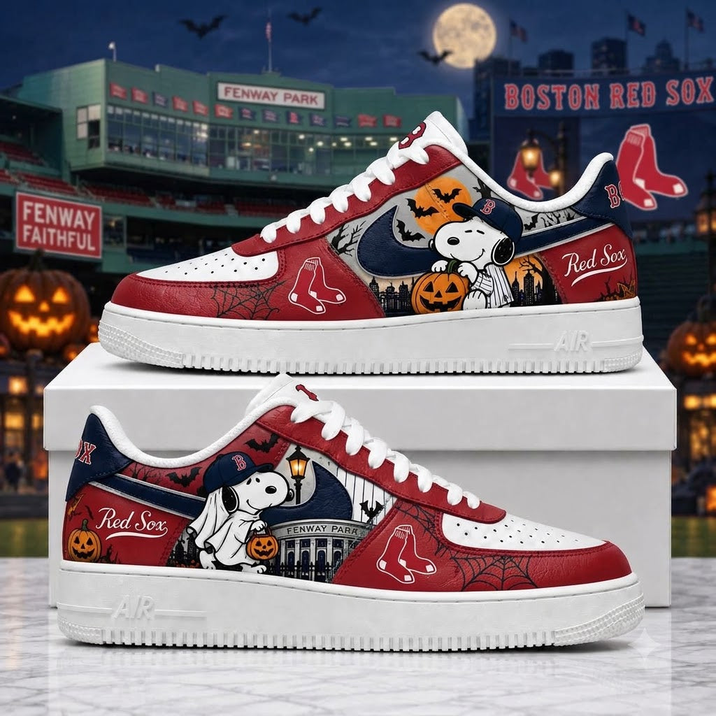 Halloween Edition - MLB Snoopy Fan Sneakers | Baseball Team Shoes Gift