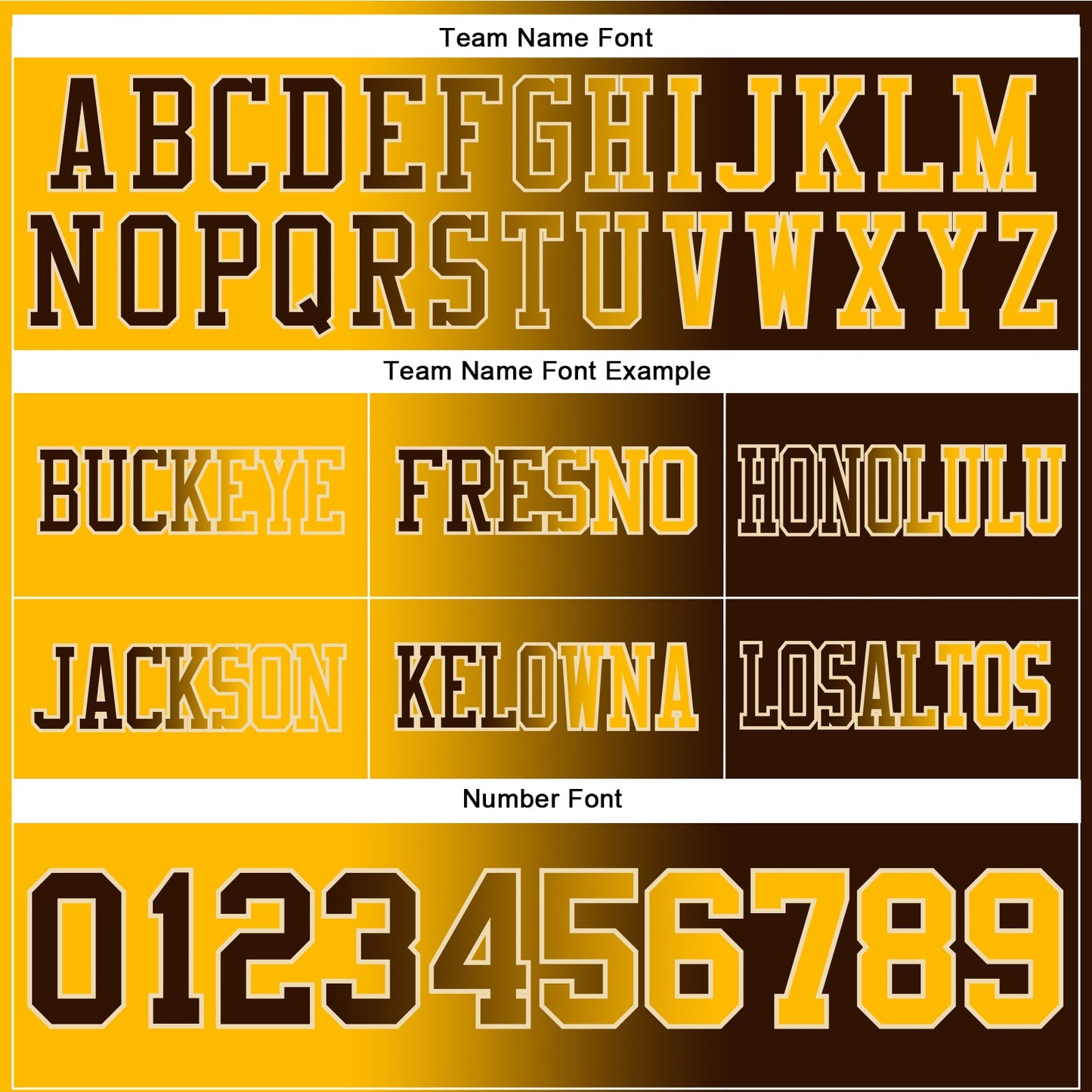 Custom Brown Gold-Cream Authentic Gradient Fashion Football Jersey