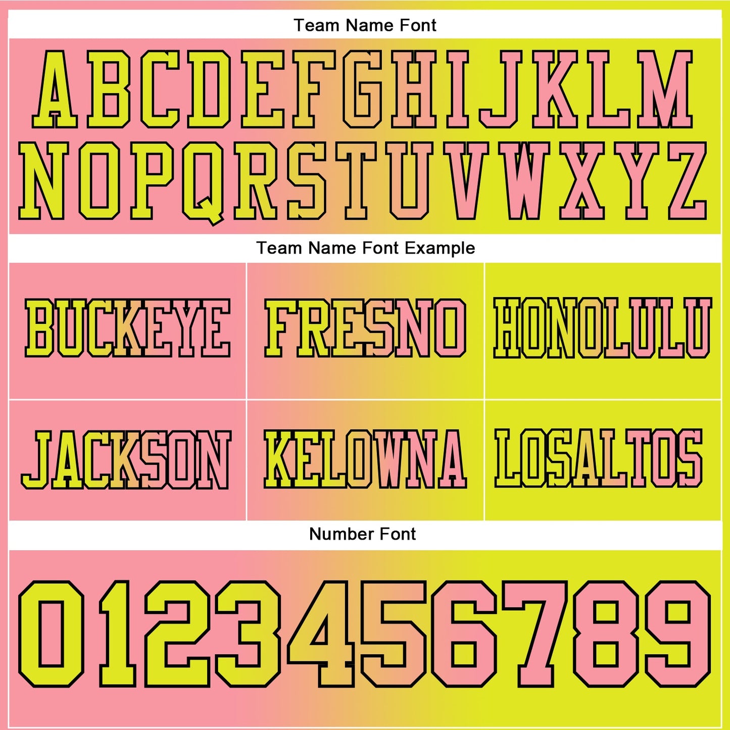Custom Neon Yellow Medium Pink-Black Authentic Gradient Fashion Football Jersey