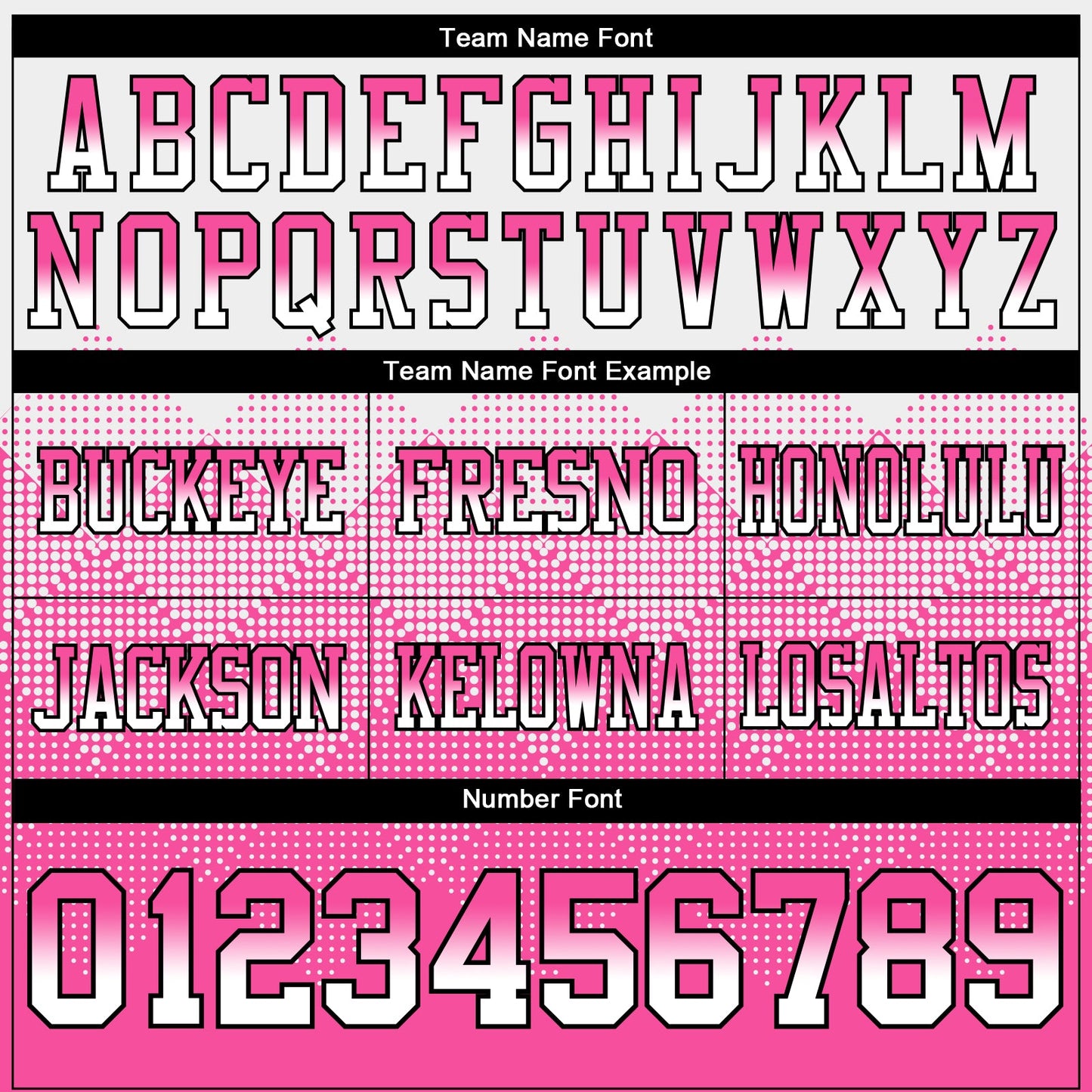 Custom White Hot Pink-Black Authentic Gradient Square Shape 7V7 Flag Football Jersey