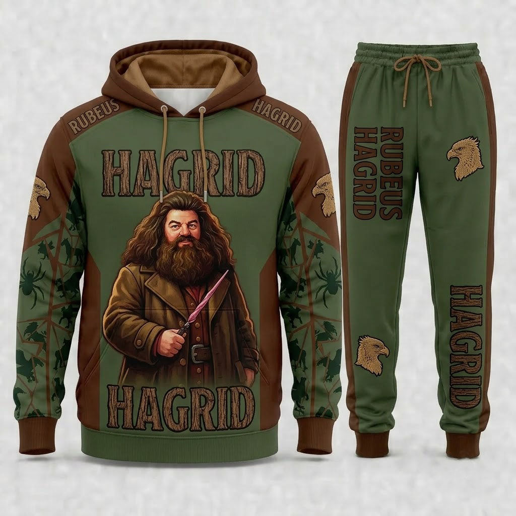 Limited Edition Magic Wizard Fan Set — Hoodie & Sweatpant Set | Fantasy Movie Gift - Custom Fan Apparel Image 10