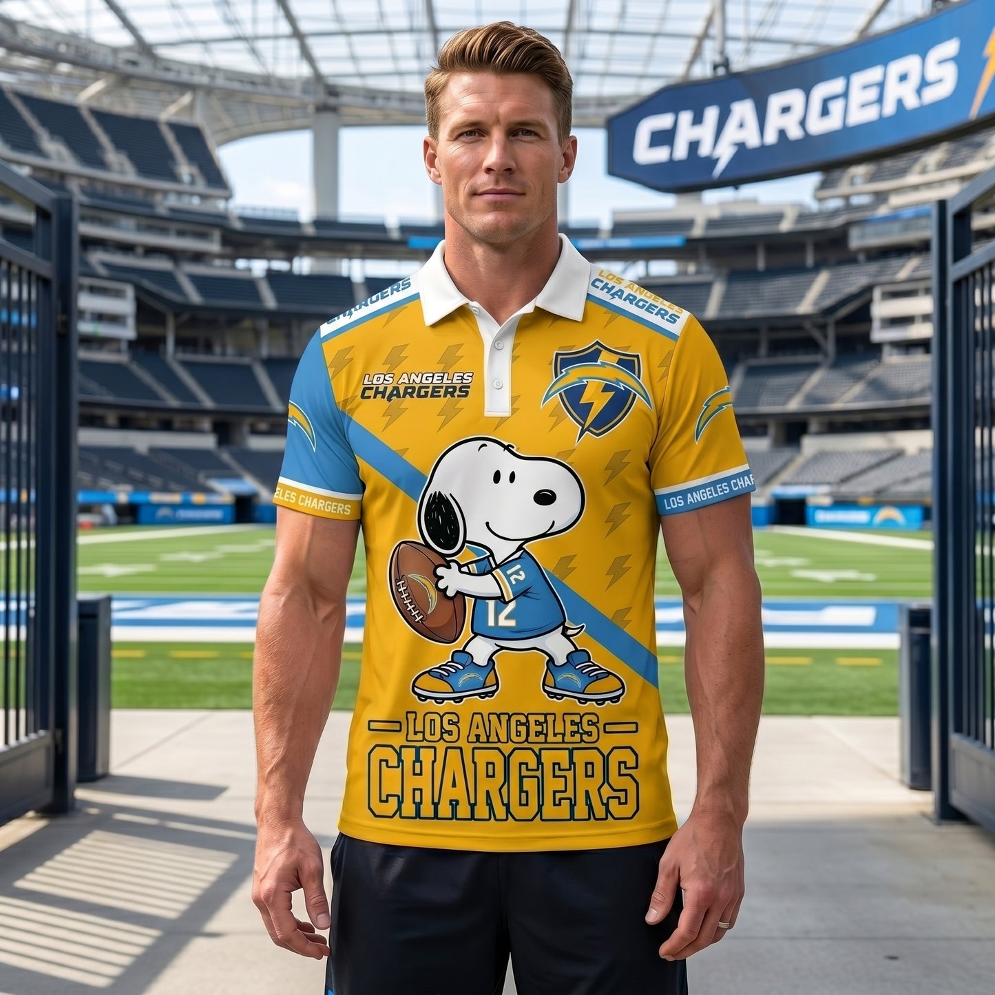 AFC Football Polo Shirt, Team Color Game Day Polo, Retro Football Fan Shirt, Sunday Game Apparel, Gift for Football Lovers (Copy)
