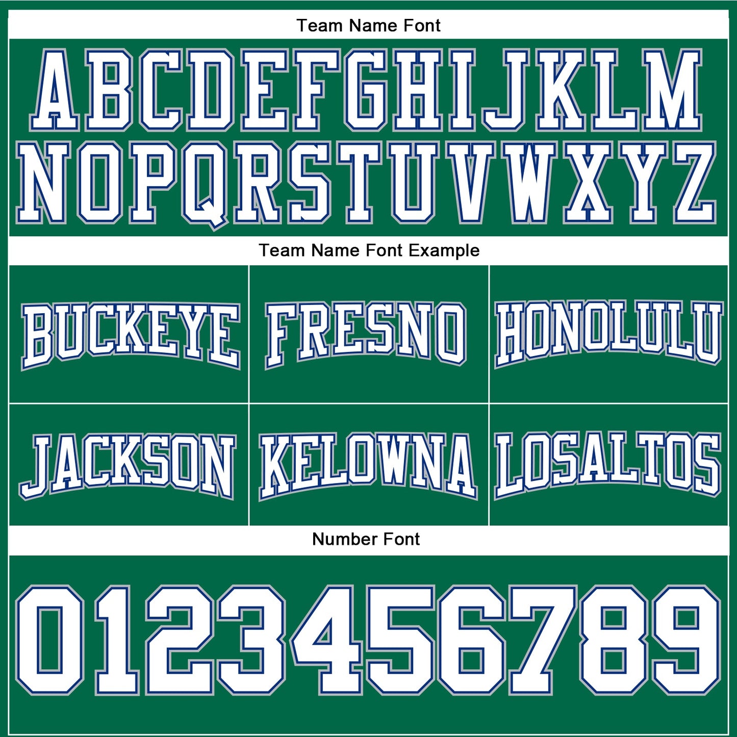 Custom Stitched Kelly Green White Royal-Gray Football Pullover Sweatshirt Hoodie