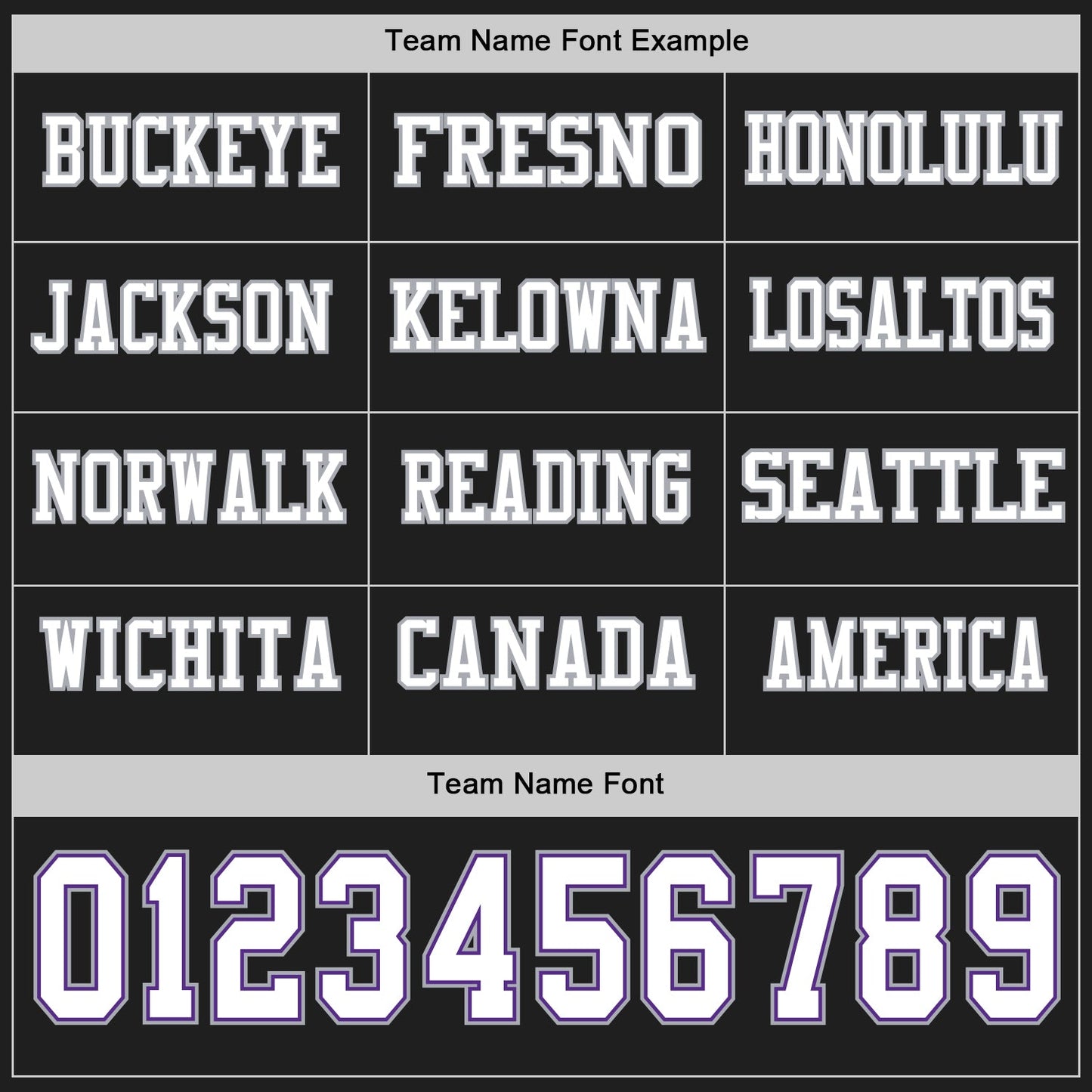 Custom Black White Purple-Gray Long Sleeve Authentic Football Jersey