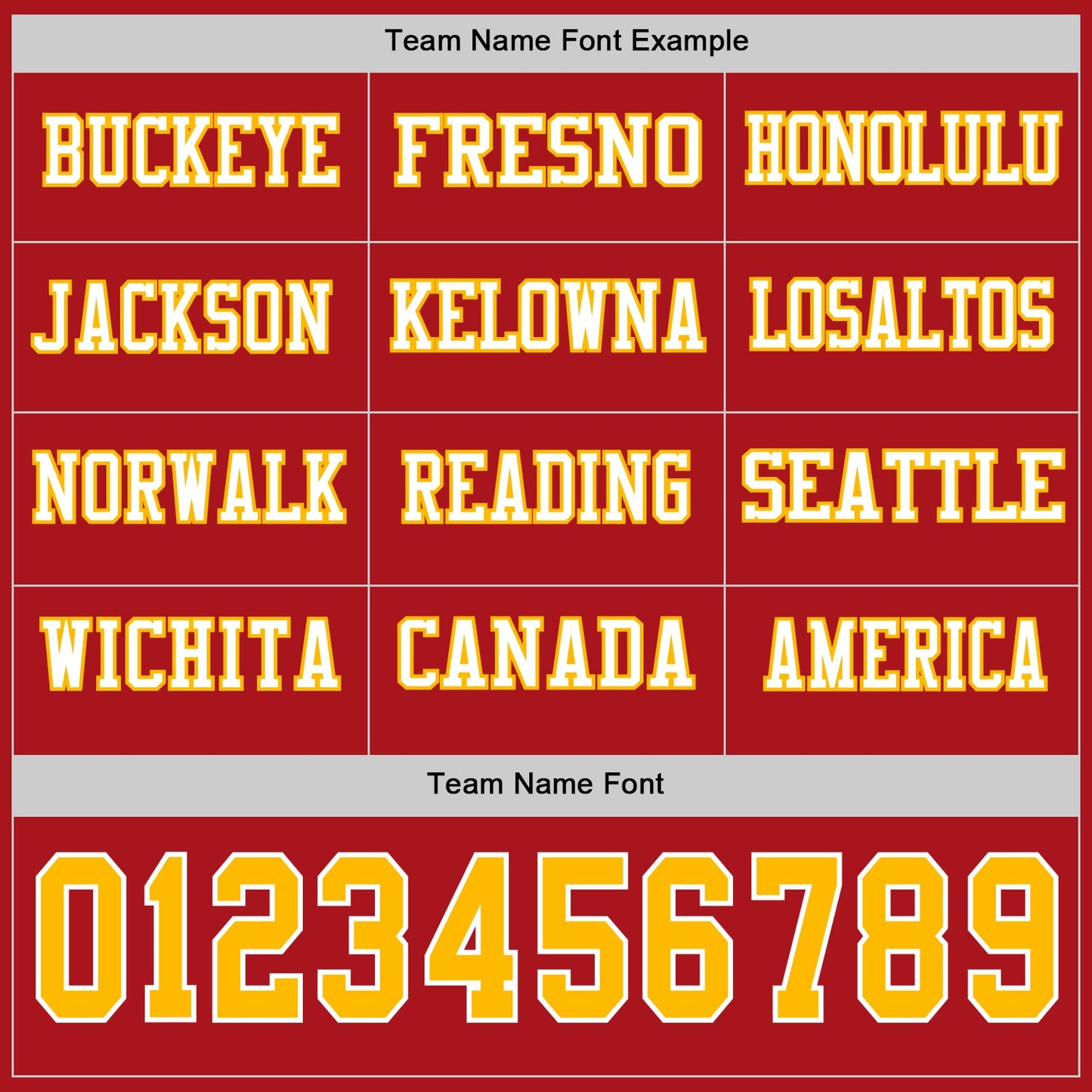 Custom Red Gold-White Long Sleeve Authentic Football Jersey