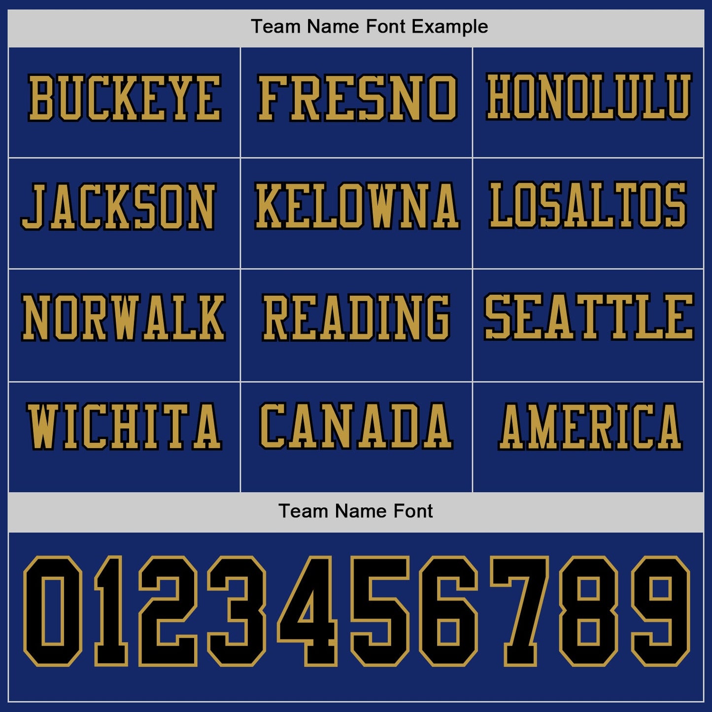 Custom Royal Black-Old Gold Long Sleeve Authentic Football Jersey