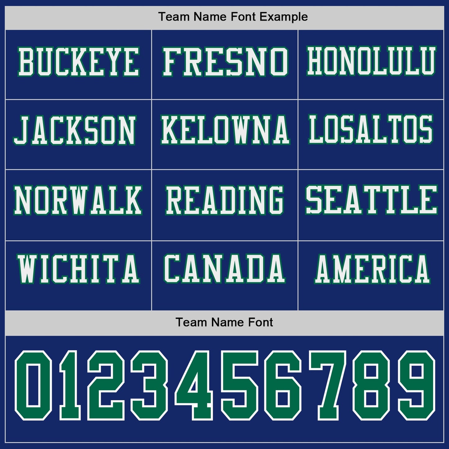 Custom Royal Kelly Green-White Long Sleeve Authentic Football Jersey