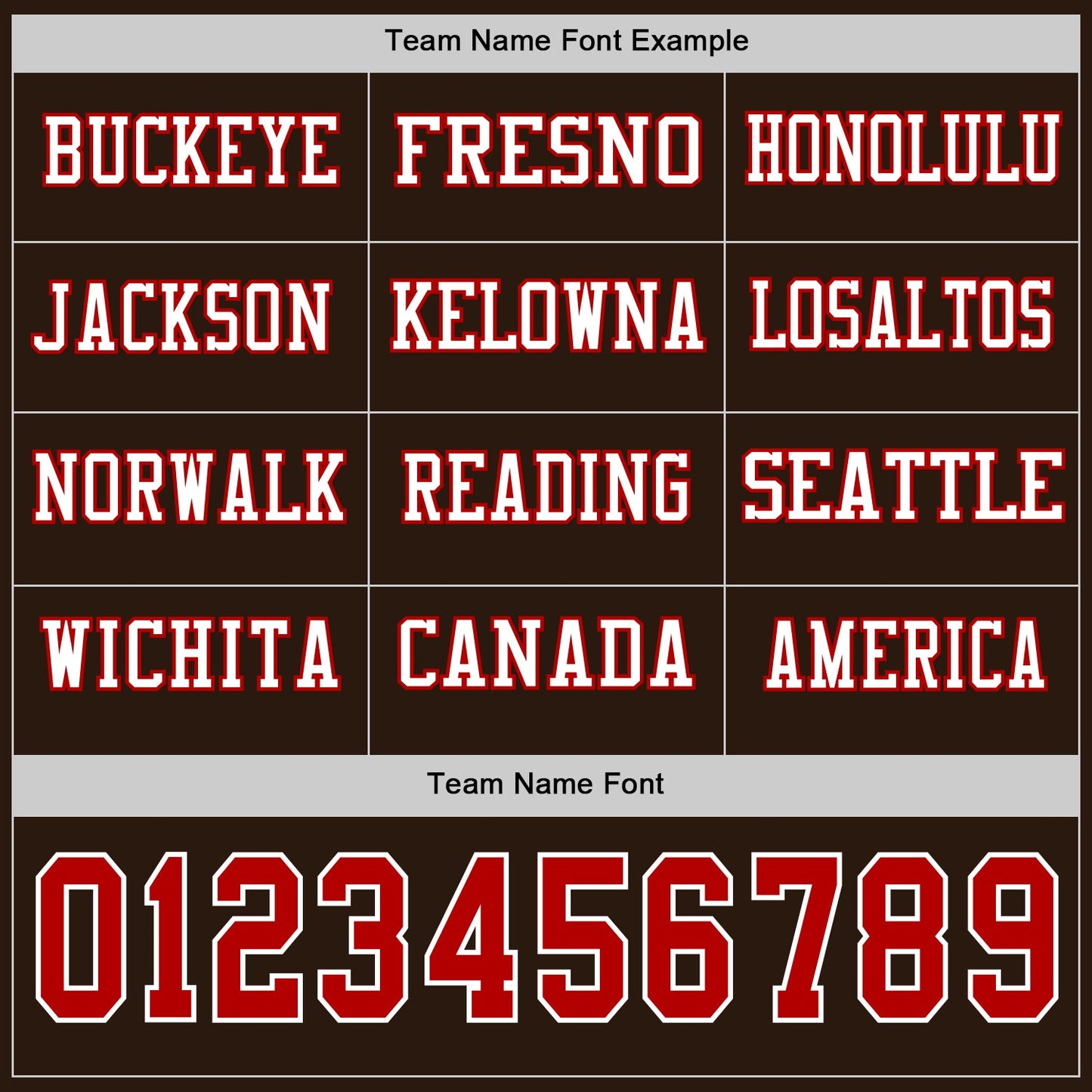 Custom Brown Red-White Long Sleeve Authentic Football Jersey