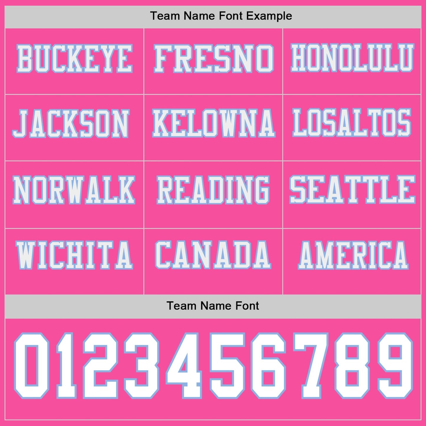 Custom Pink White-Light Blue Long Sleeve Authentic Football Jersey