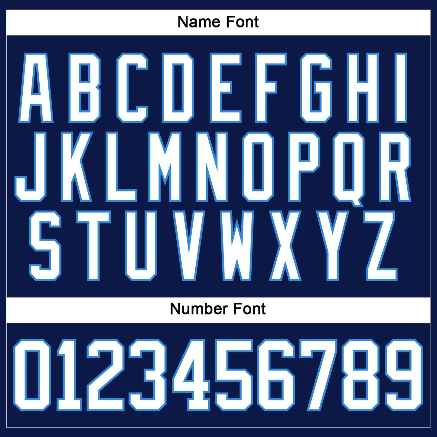 Custom Navy White-Powder Blue Hockey Lace Neck Jersey