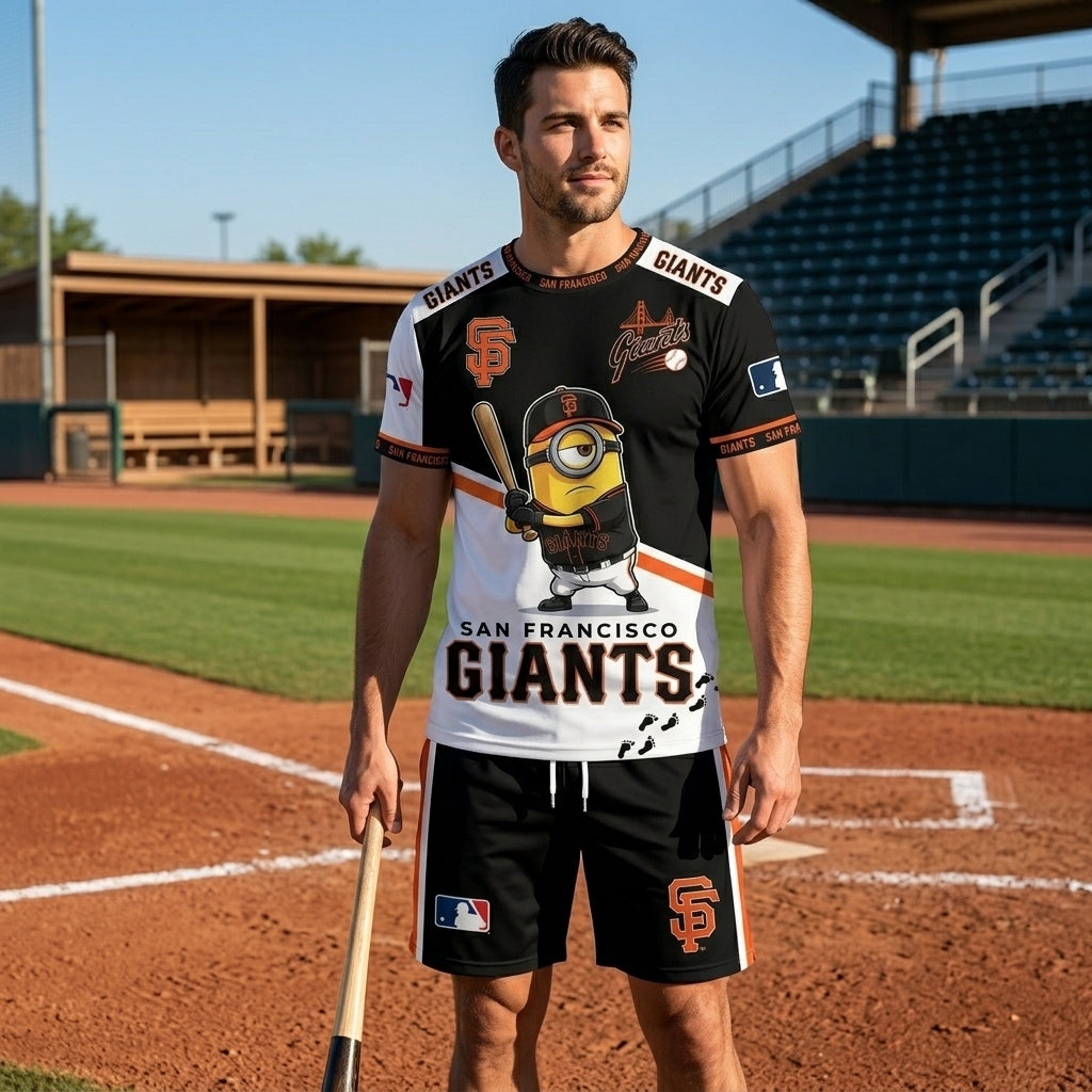 All 30 Teams Available-COMBO GIFTS FOR BASEBALL FAN | Sport Fan Set — T-Shirt + Shorts