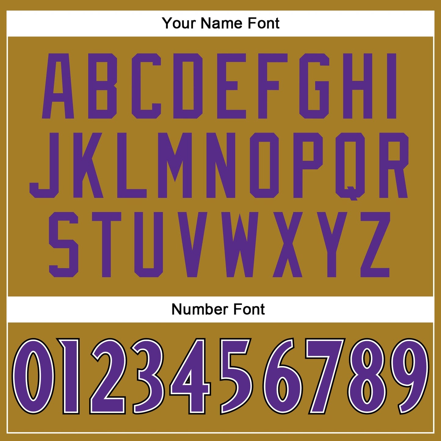 Custom Old Gold Purple-Black Mesh Authentic Football Jersey