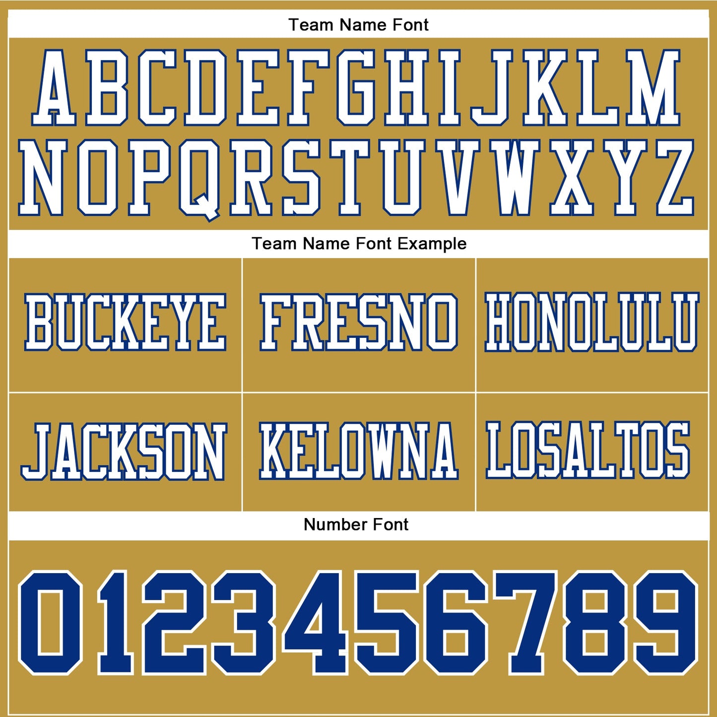 Custom Old Gold Royal-White Authentic Football Jersey