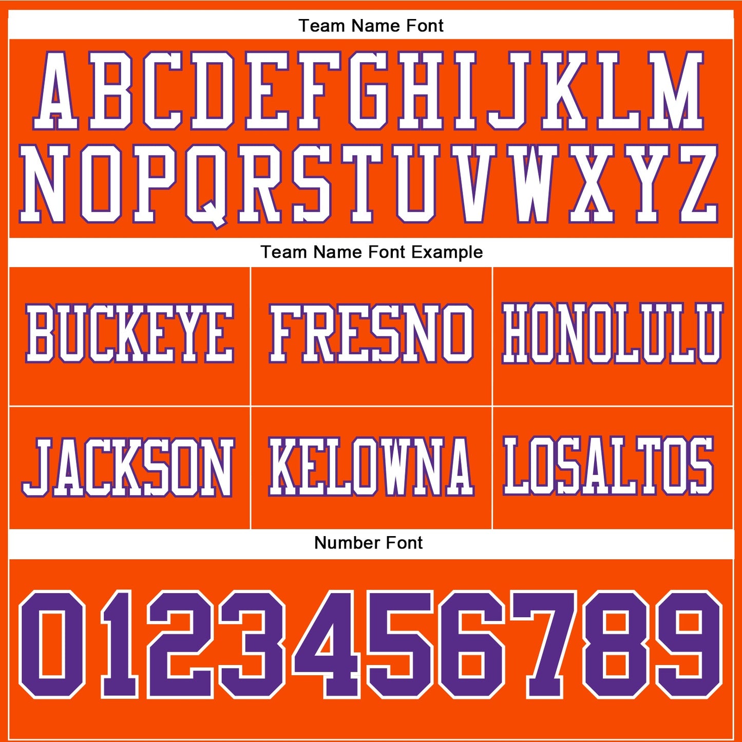 Custom Orange Purple-White Authentic Football Jersey