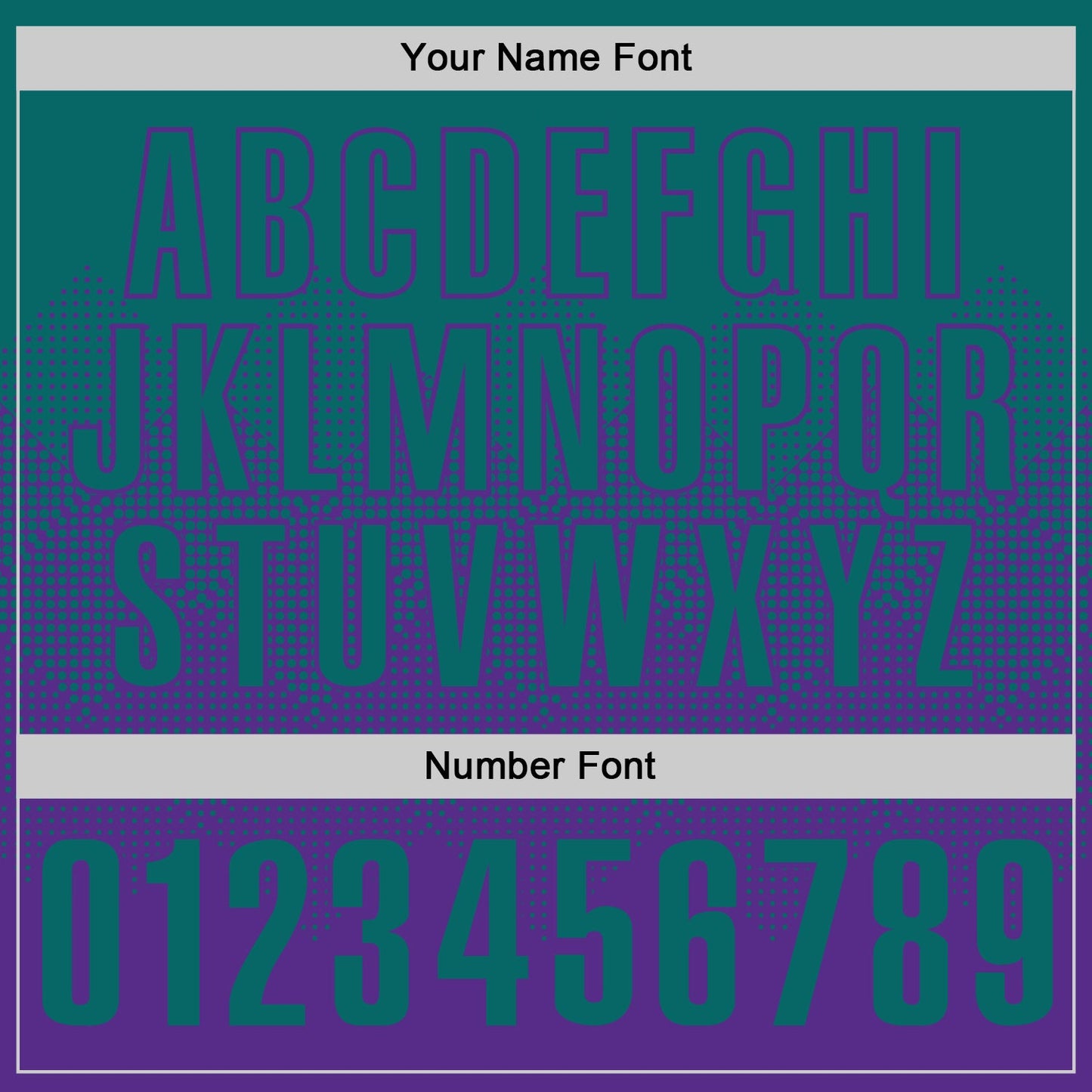 Custom Teal Purple 3D Gradient Square Shape Performance Polo Shirt