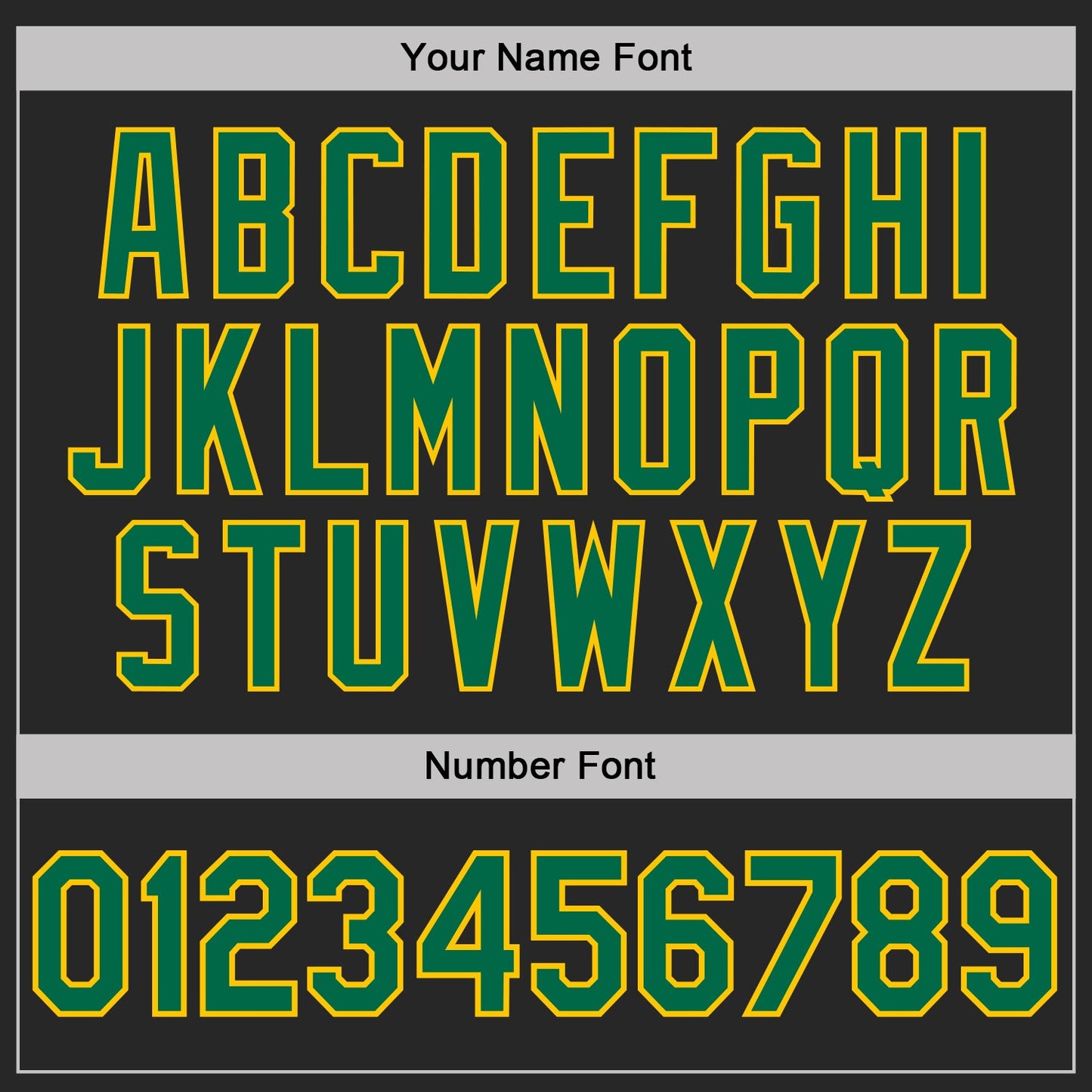 Custom Black Kelly Green Pinstripe-Yellow Performance Polo Shirt