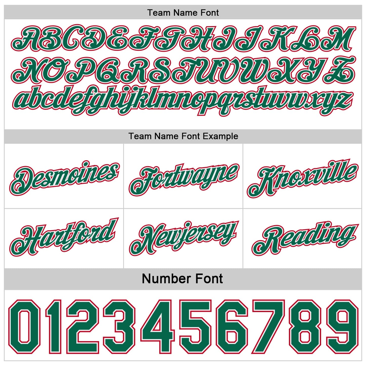 Custom Reversible Kelly Green White-Red Double Side Star Sublimation Basketball Set Jersey
