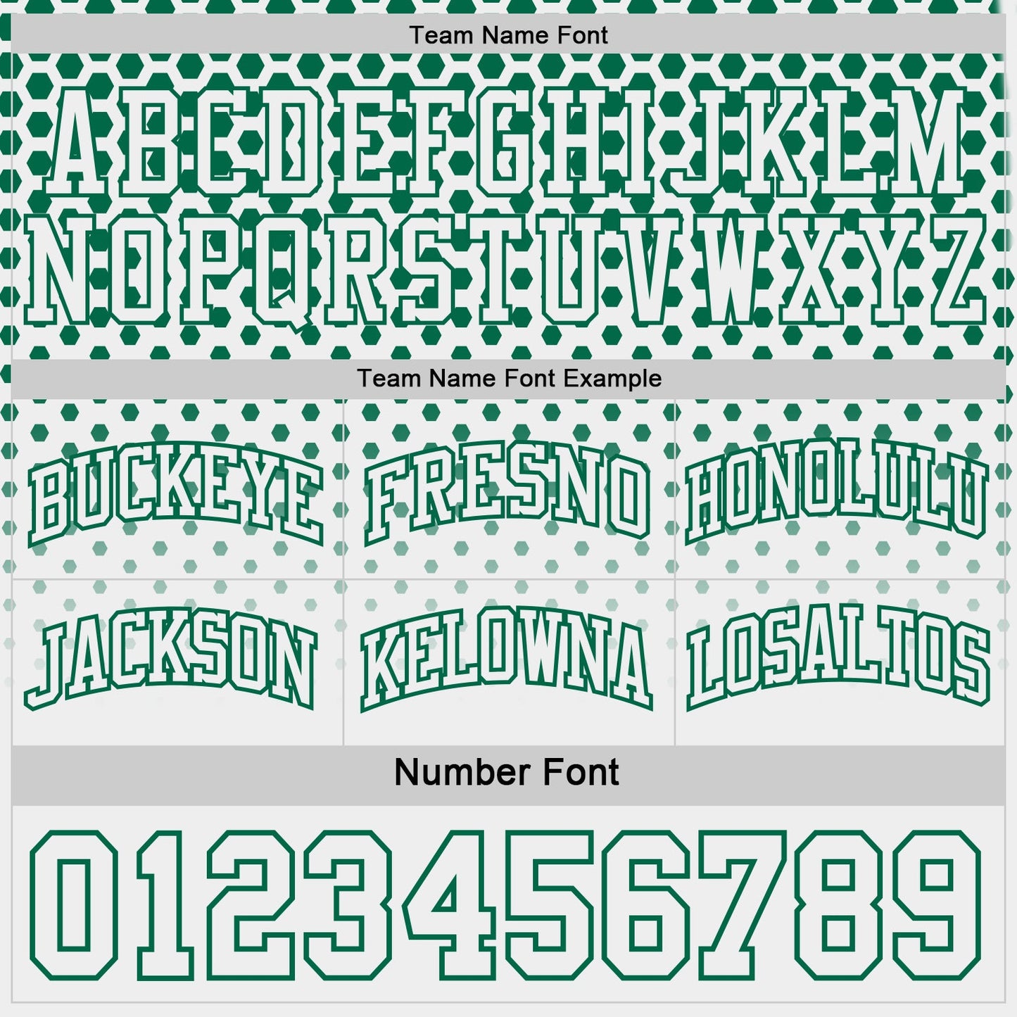 Custom Kelly Green-White Side Panel Stripe Gradient Geometric Honeycomb Reversible Double Side Sublimation Basketball Set Jersey