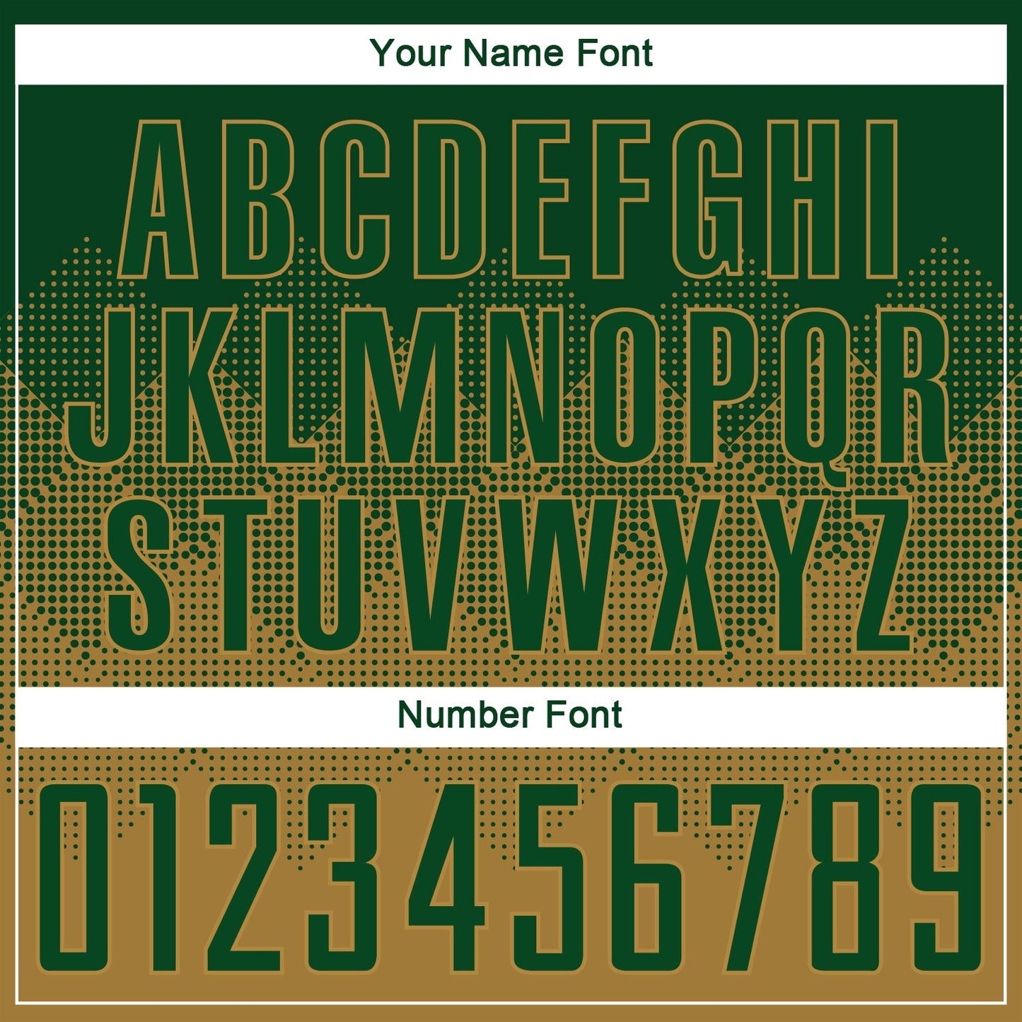 Custom Old Gold Green Sublimation Soccer Uniform Jersey