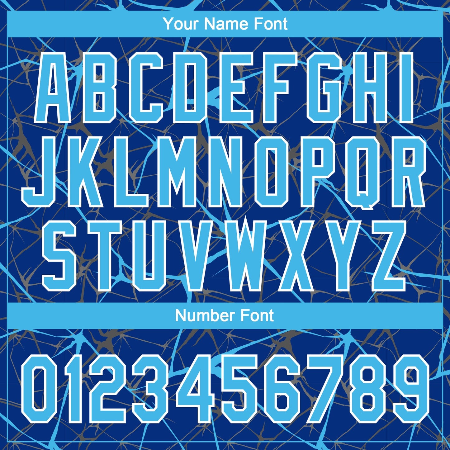 Custom Royal Sky Blue-White Abstract Network Two-Button Unisex Softball Jersey